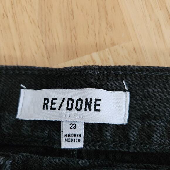 RE/DONE Originals High Rise Loose Jeans - Washed Black - sz 23 - NWT - Picture 5 of 11